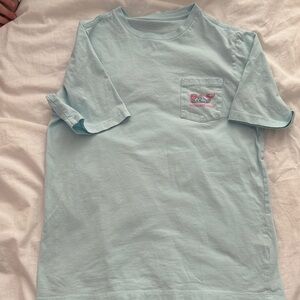 Vineyard Vines Kids Aqua Pocket Tee